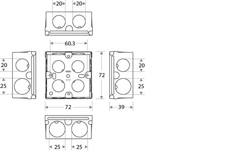 single gang metal back box dimensions|standard 2 gang box dimensions.